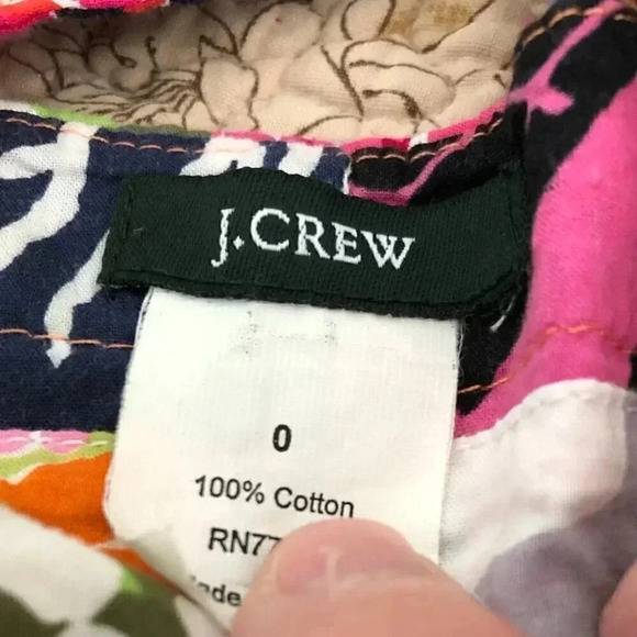 J Crew Patchwork Halter Size 0 - Picture 3 of 3